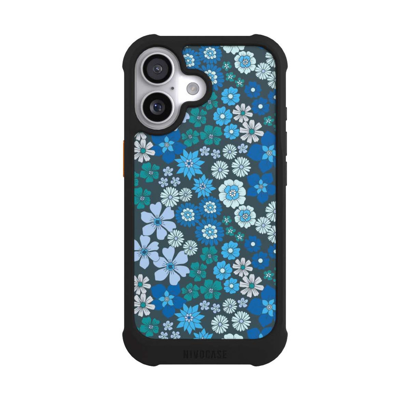 iPhone 17 NIVOmax Blaue Blumen DeinDesign