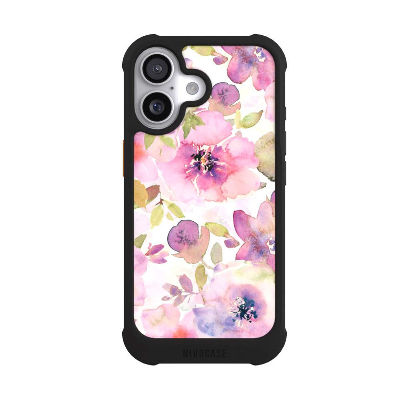iPhone 17 NIVOmax Tapete mit rosa Blumen