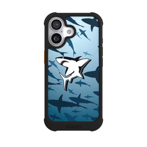 Apple iPhone 17 NIVOmax Haie Muster Blau