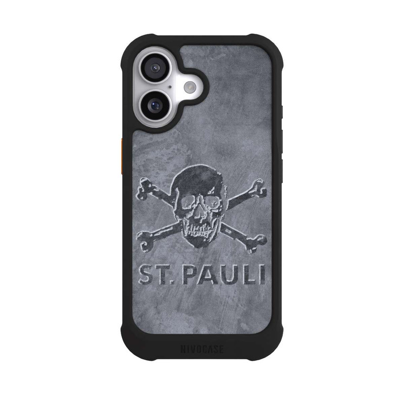 iPhone 17 NIVOmax FC St. Pauli Grau Beton