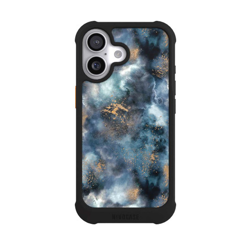 Apple iPhone 17 NIVOmax Smoky Marble Watercolor Navy