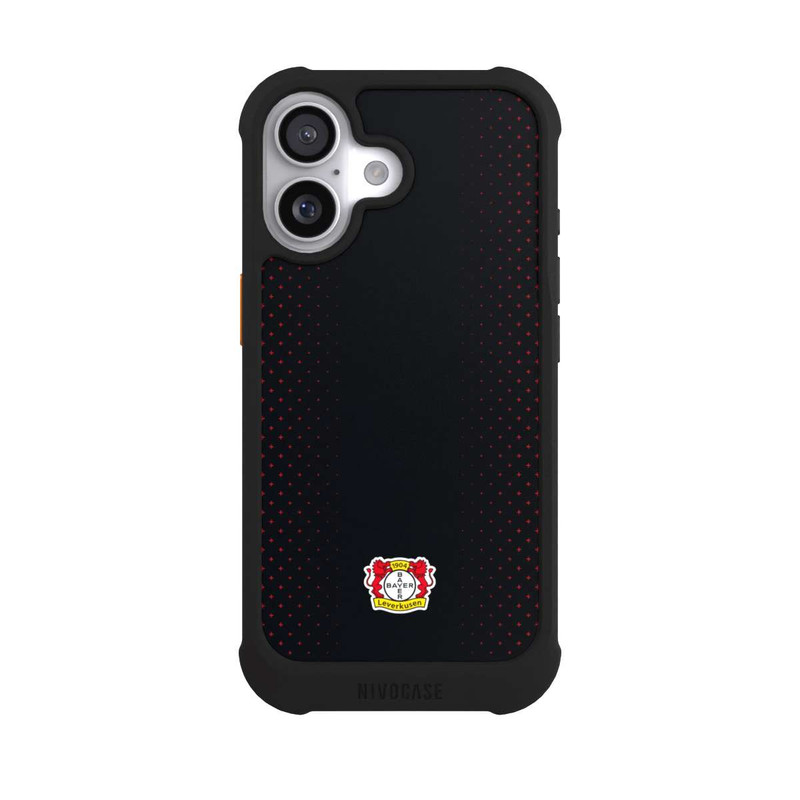 iPhone 17 NIVOmax Bayer 04 Leverkusen Schwarz mit Muster