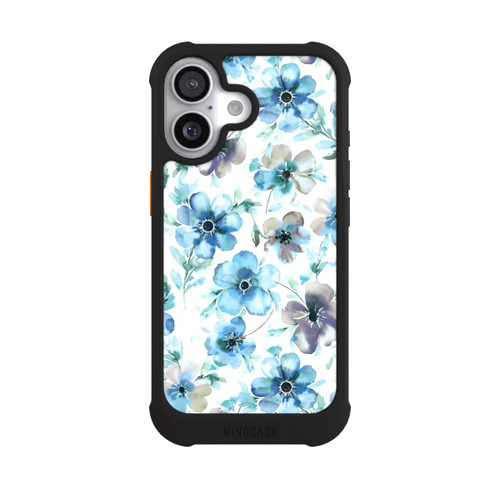 Apple iPhone 17 NIVOmax Blaues Blumenmuster Trendy