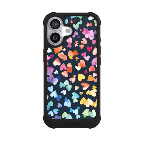 Apple iPhone 17 NIVOmax Valentinstag Herzen Schwarz