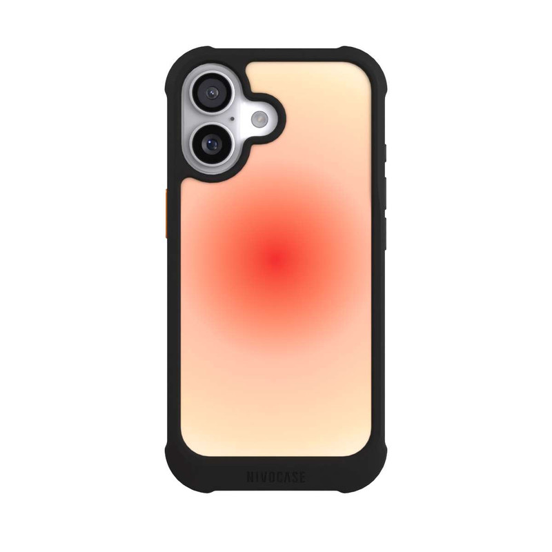 iPhone 17 NIVOmax Aura Orange Kreis