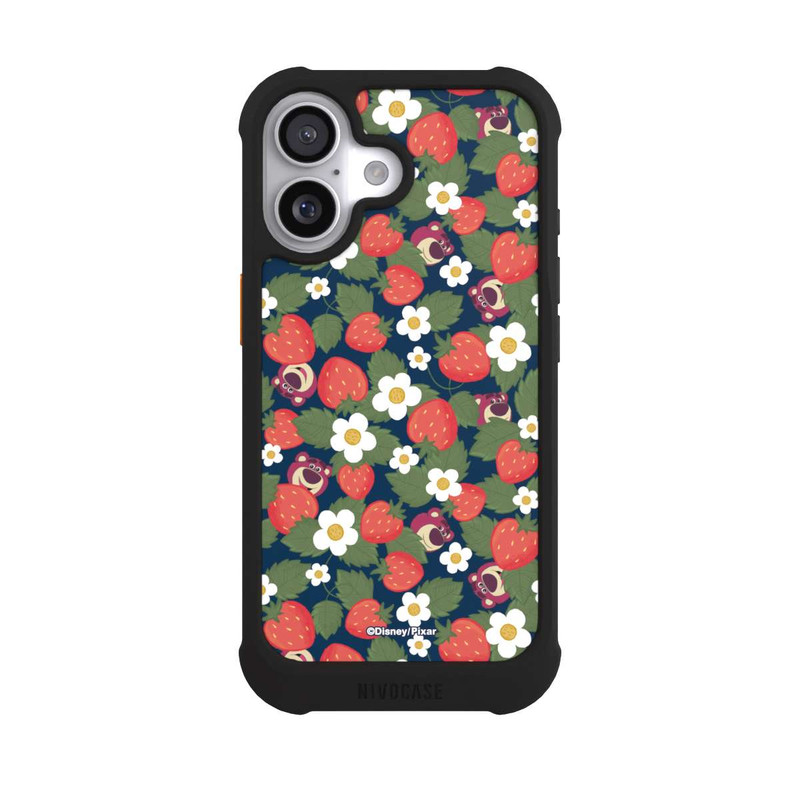 iPhone 17 NIVOmax Lotso Toy Story Strawberry Flower Pattern