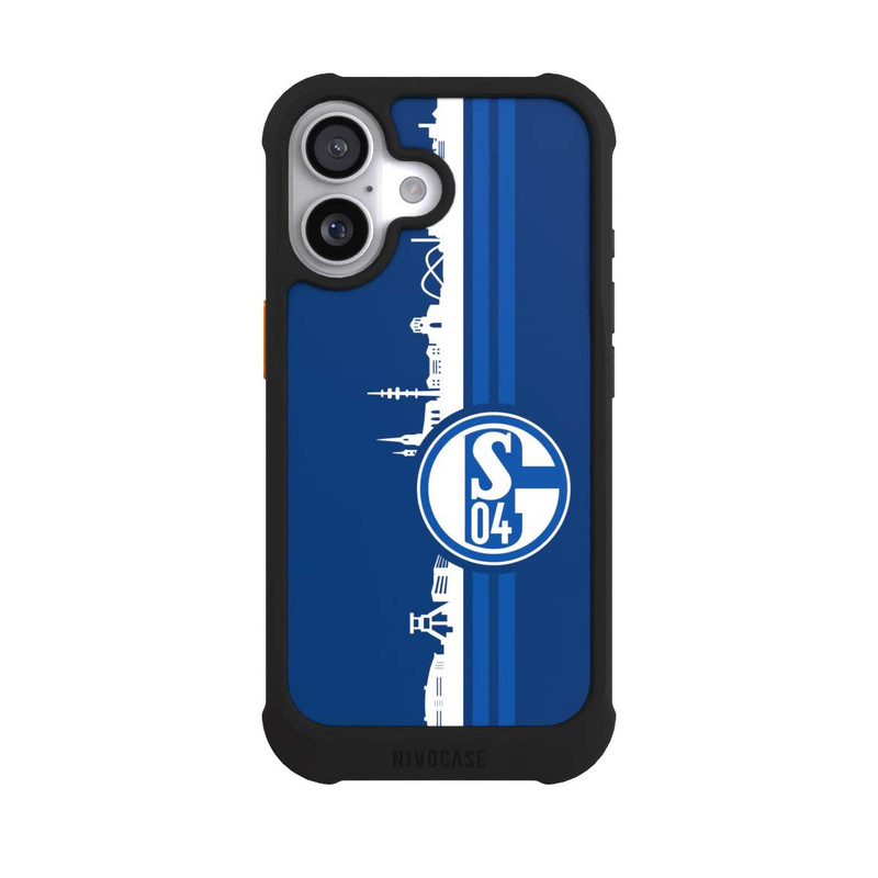 iPhone 17 NIVOmax Schalke 04 Skyline Blau