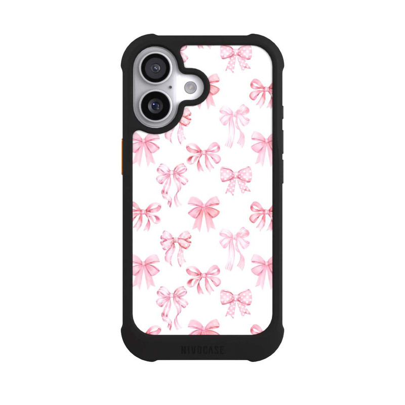 iPhone 17 NIVOmax Baby Pink Bows