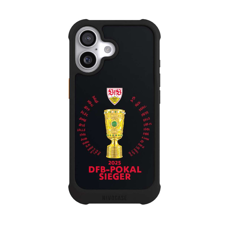 iPhone 17 NIVOmax VfB DFB-Pokal Sieger Schwarz