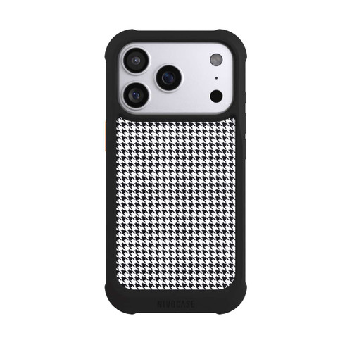 Apple iPhone 17 Pro NIVOmax Houndstooth black-white