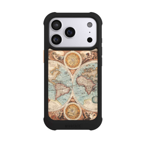 Apple iPhone 17 Pro NIVOmax Vintage Weltkarte