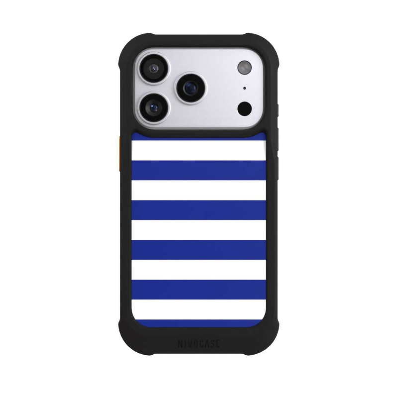 iPhone 17 Pro NIVOmax Sailorstripes Blau