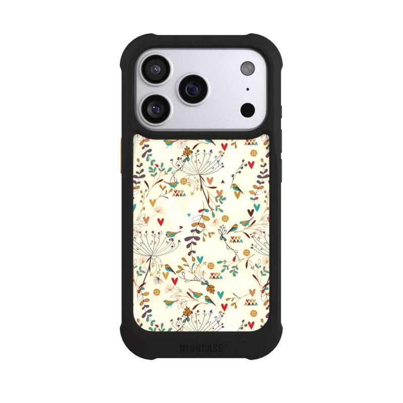 iPhone 17 Pro NIVOmax Fleurs Sauvages Dessinées