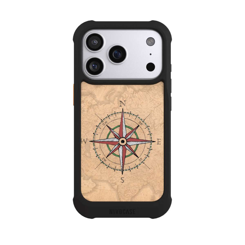 iPhone 17 Pro NIVOmax Vintage Kompass