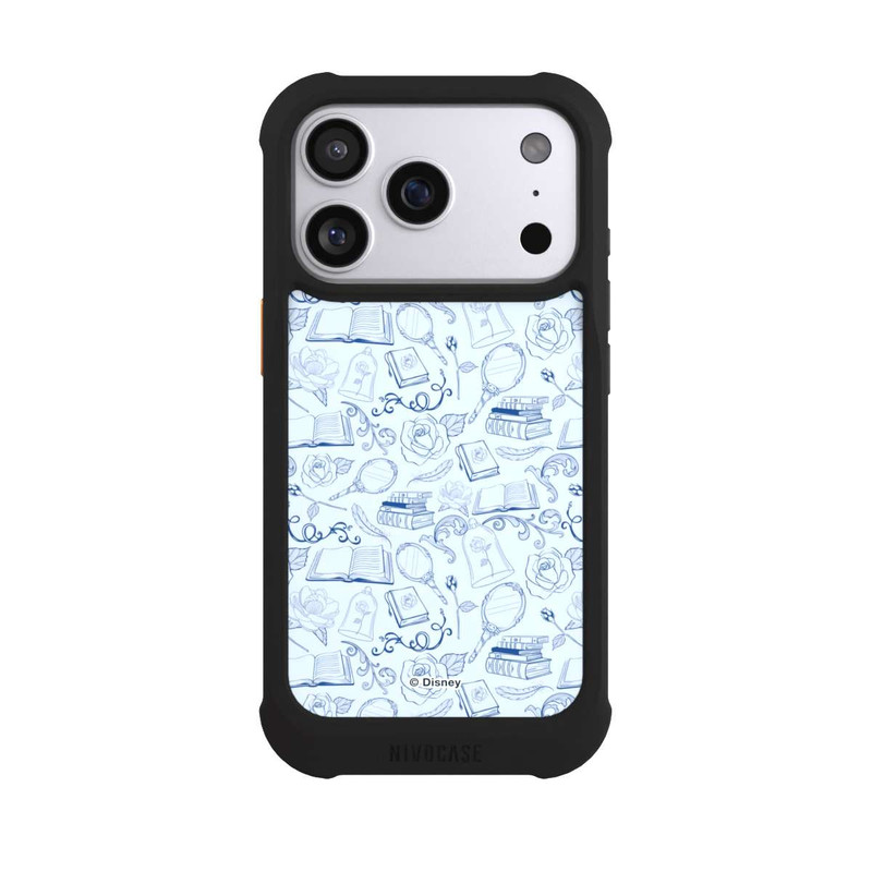iPhone 17 Pro NIVOmax Beauty and Beast Pattern Blue