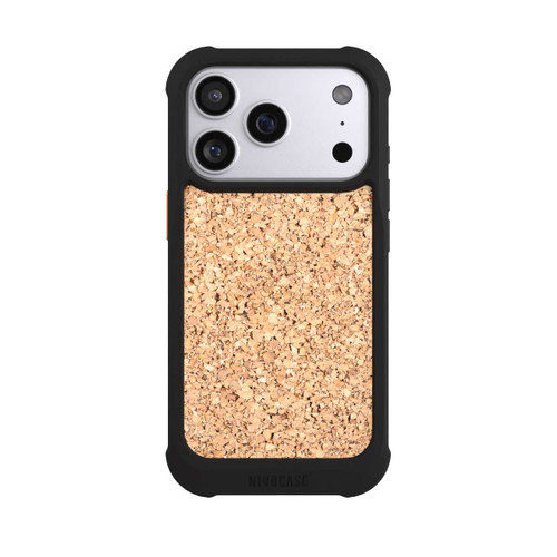 Apple iPhone 17 Pro NIVOmax Kork Holzlook