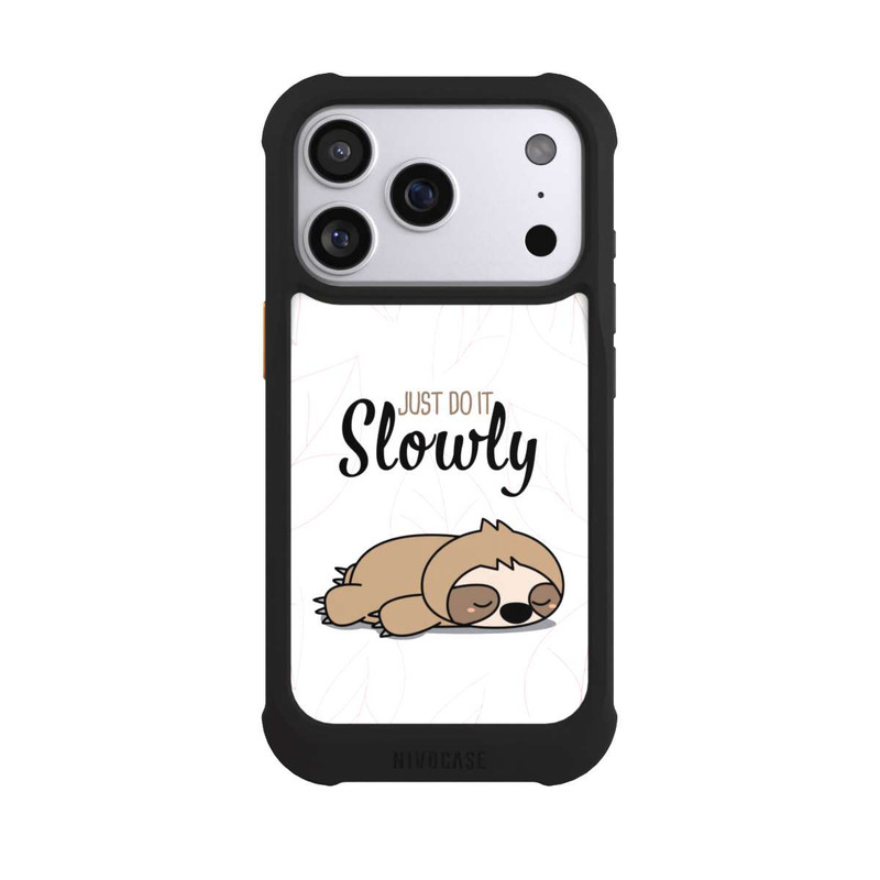iPhone 17 Pro NIVOmax Just Do It Slowly Sloth