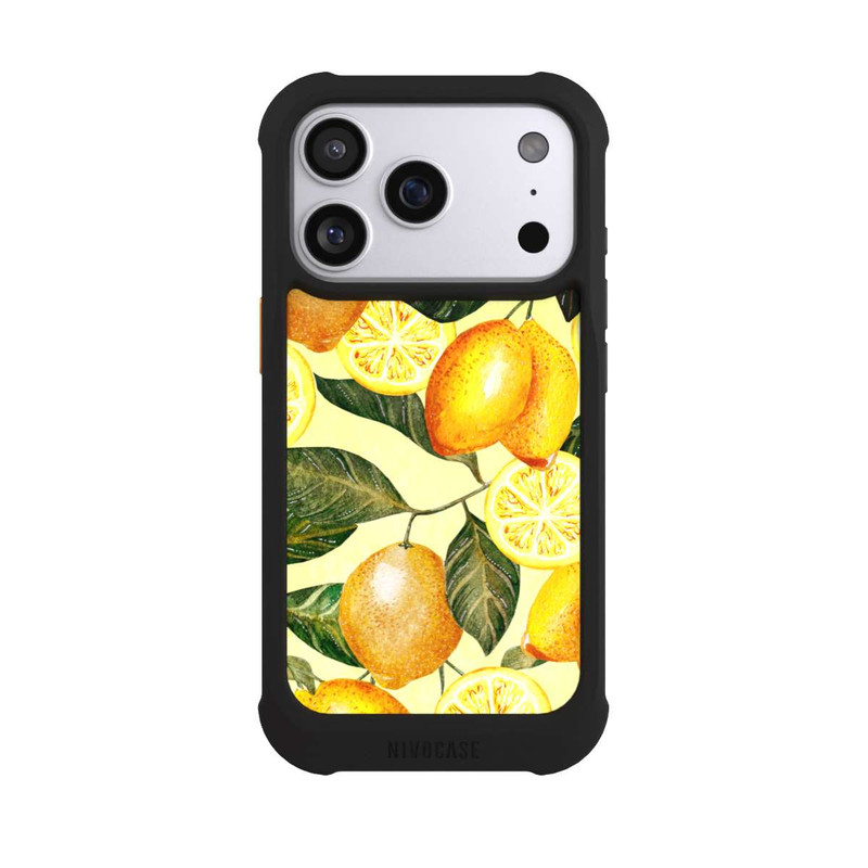 iPhone 17 Pro NIVOmax Yellow Summer with Lemons