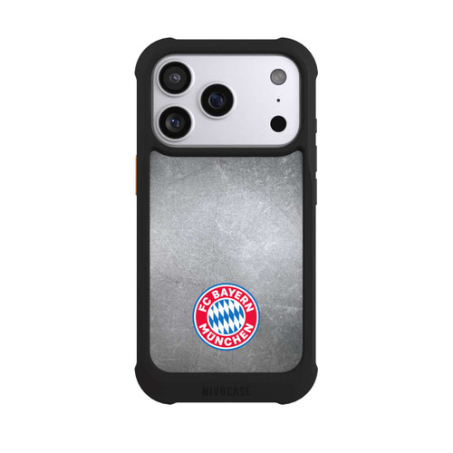 Apple iPhone 17 Pro NIVOmax Classic FCB Logo - colorful on metal look