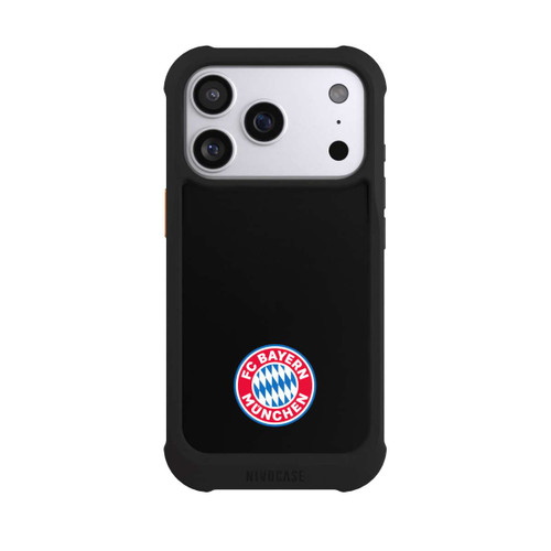Apple iPhone 17 Pro NIVOmax Classic FCB Logo - colorful on black
