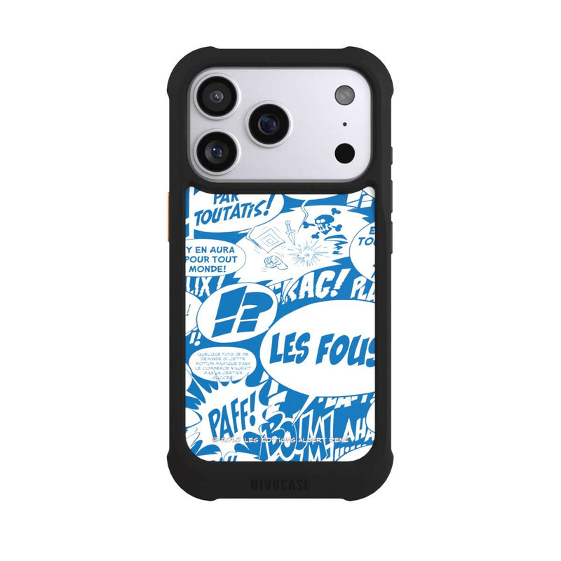 iPhone 17 Pro NIVOmax Bulles BD Astérix Bleu
