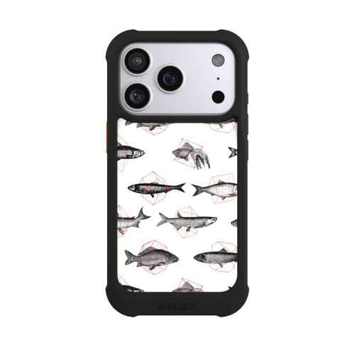 Apple iPhone 17 Pro NIVOmax Fishes in Geometrics