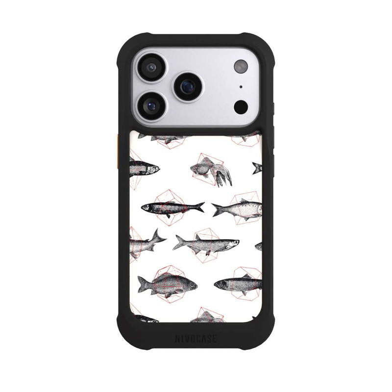 iPhone 17 Pro NIVOmax Fishes in Geometrics