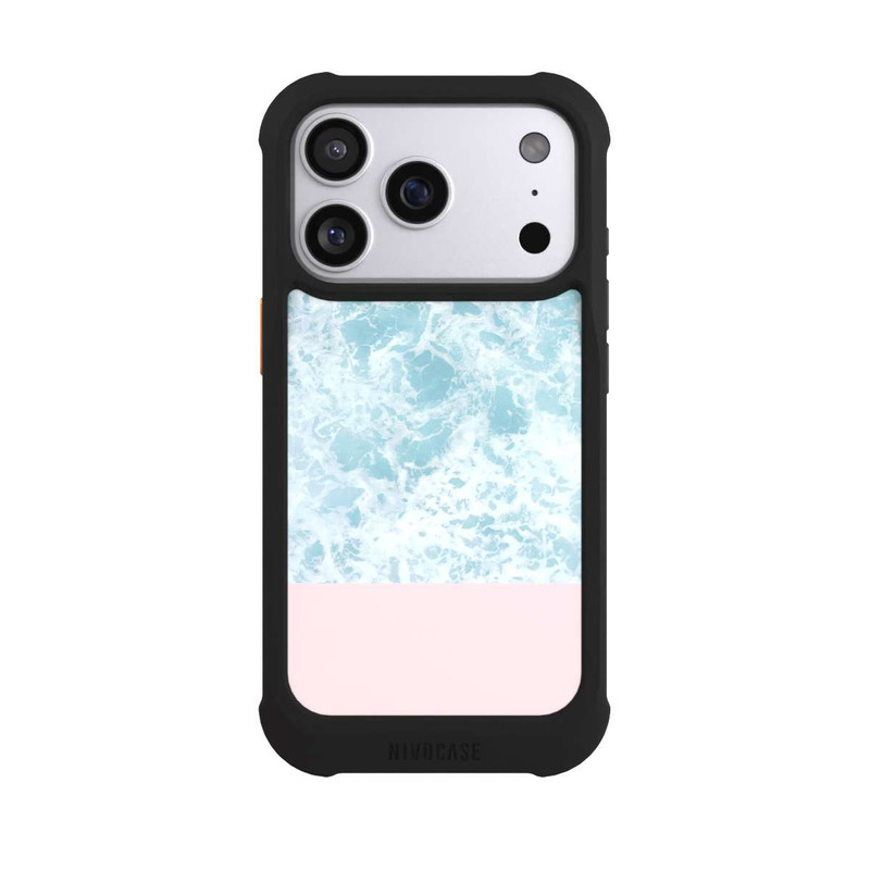 iPhone 17 Pro NIVOmax Pink on the Sea