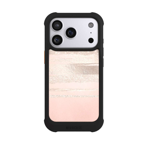Apple iPhone 17 Pro NIVOmax Couches de paillettes (Rosé/Argent) Glitterlook