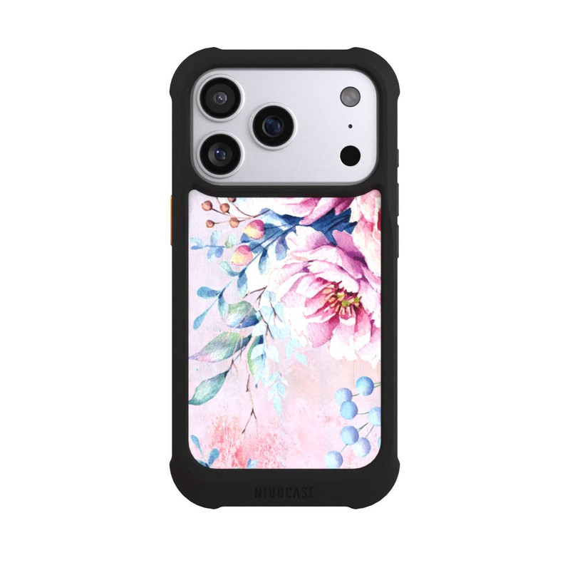 iPhone 17 Pro NIVOmax Aquarell Blume 3
