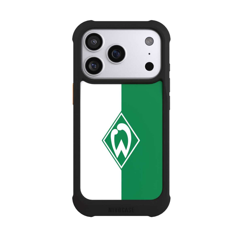 iPhone 17 Pro NIVOmax Weiß-Grün - Werder Bremen