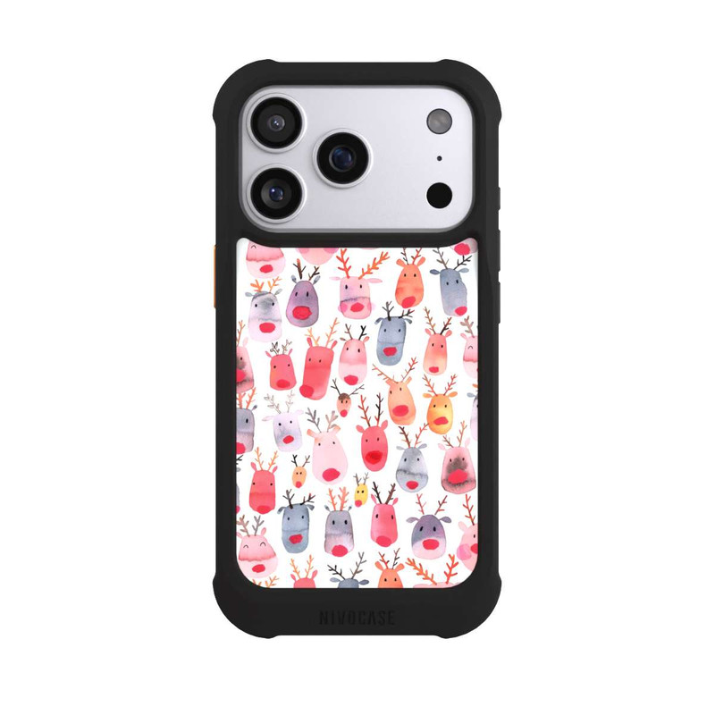 iPhone 17 Pro NIVOmax  Niedliches Rentieraquarell