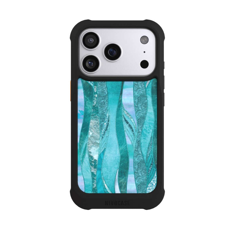 iPhone 17 Pro NIVOmax Blue Glamour Glitter Look