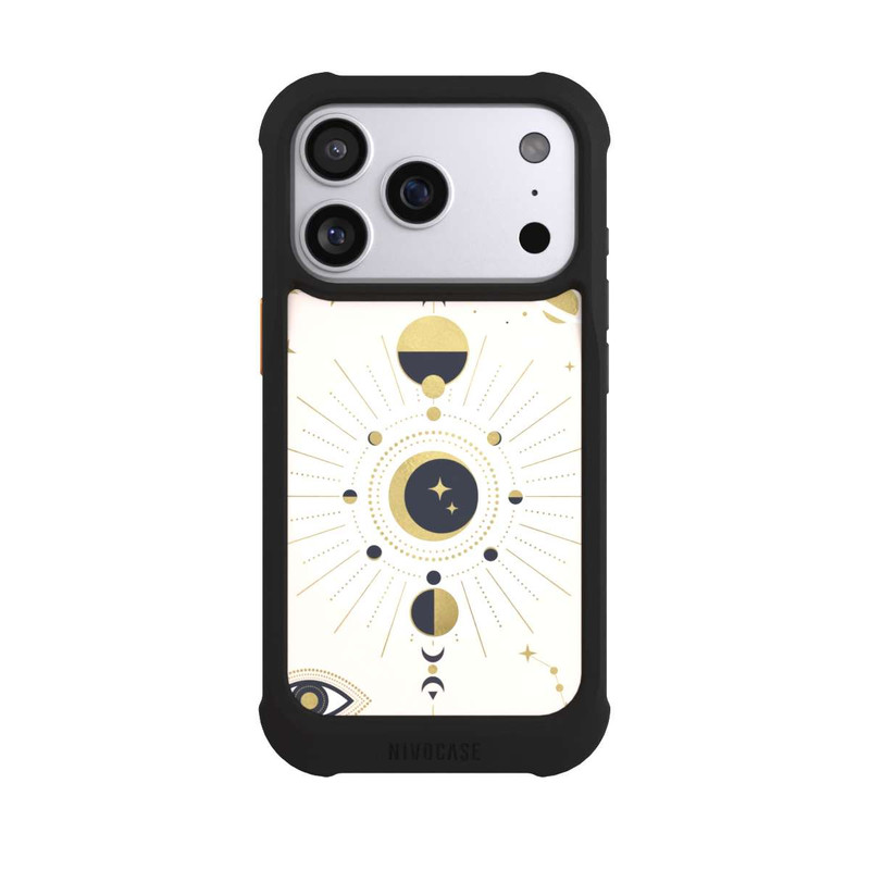 iPhone 17 Pro NIVOmax Abstrakter Rose-Gold-Look