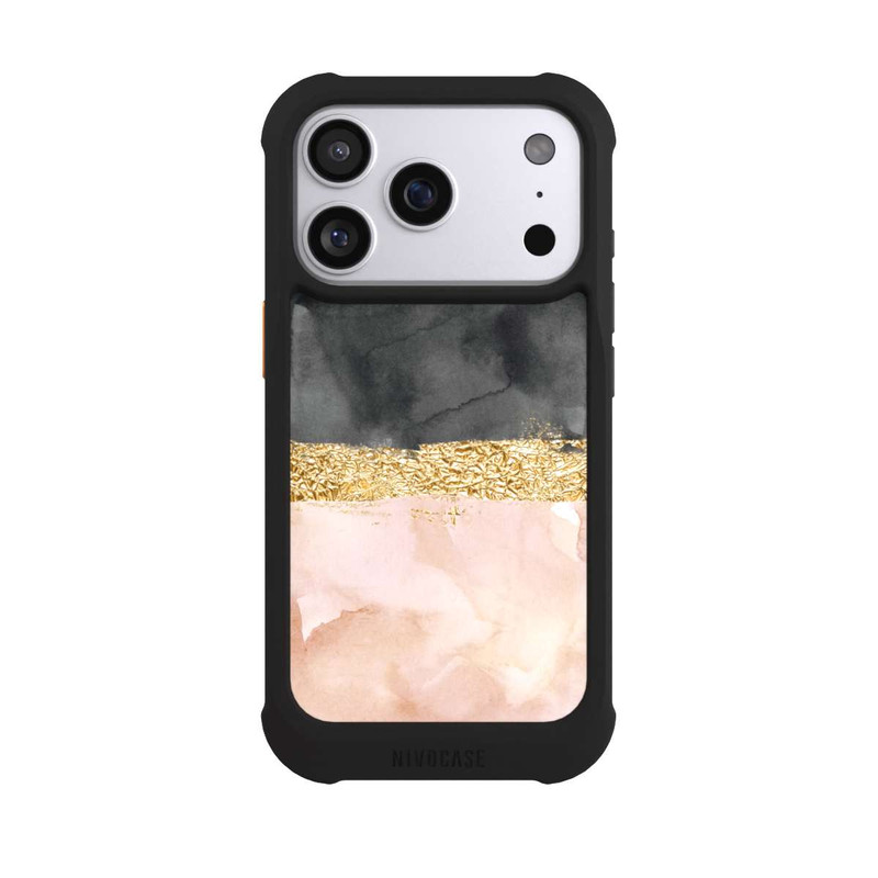 iPhone 17 Pro NIVOmax Goldener Linien Look