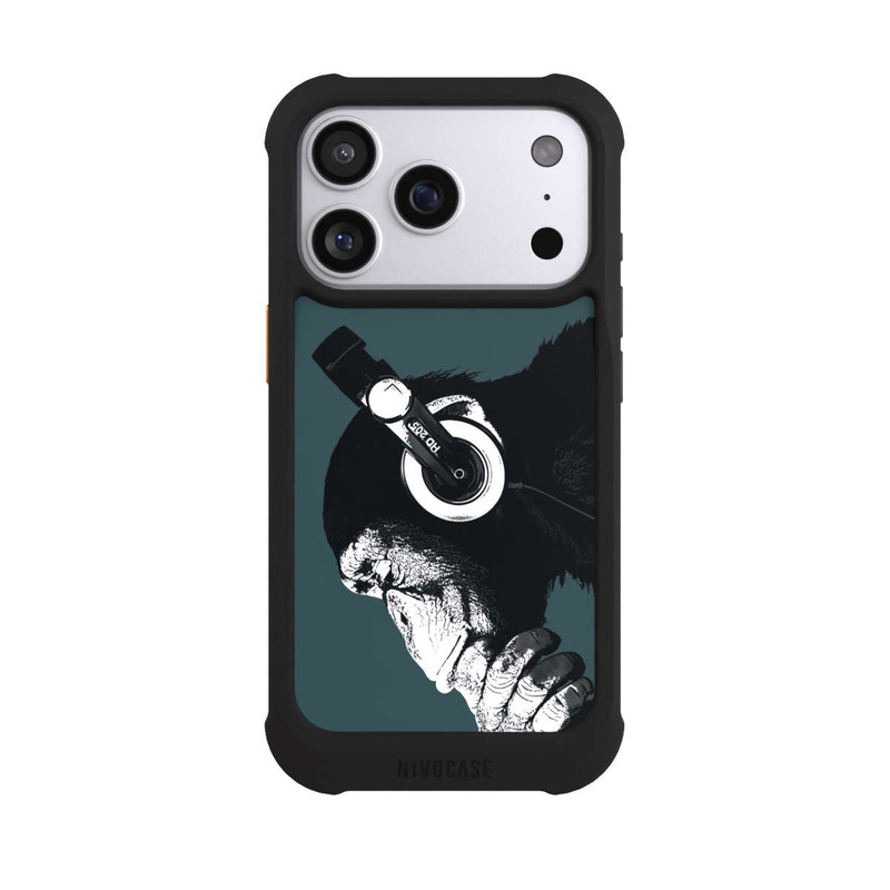 iPhone 17 Pro NIVOmax Denkender Affe Blau