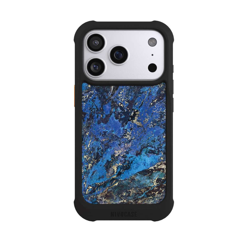 iPhone 17 Pro NIVOmax Lapislazuli blau und gold