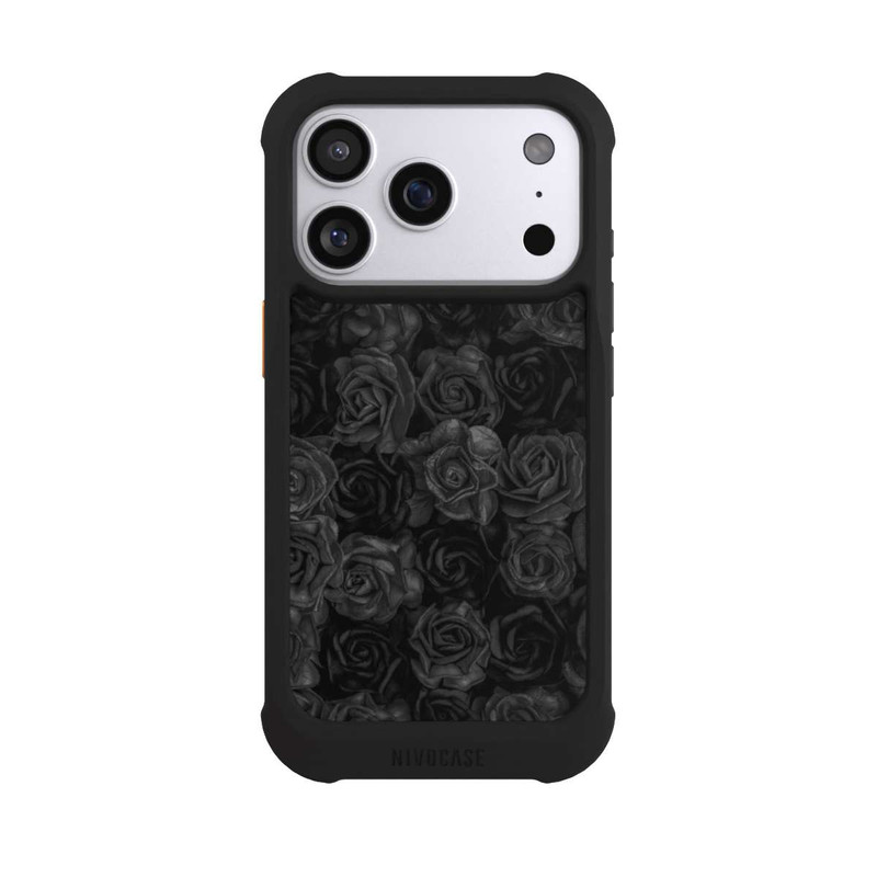 iPhone 17 Pro NIVOmax Black Roses