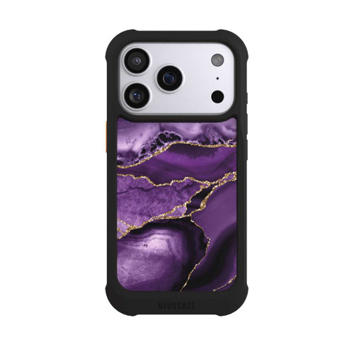 Apple iPhone 17 Pro NIVOmax Marbre Violet Paysage