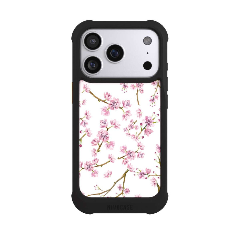 iPhone 17 Pro NIVOmax Fleurs de Cerisier Rose