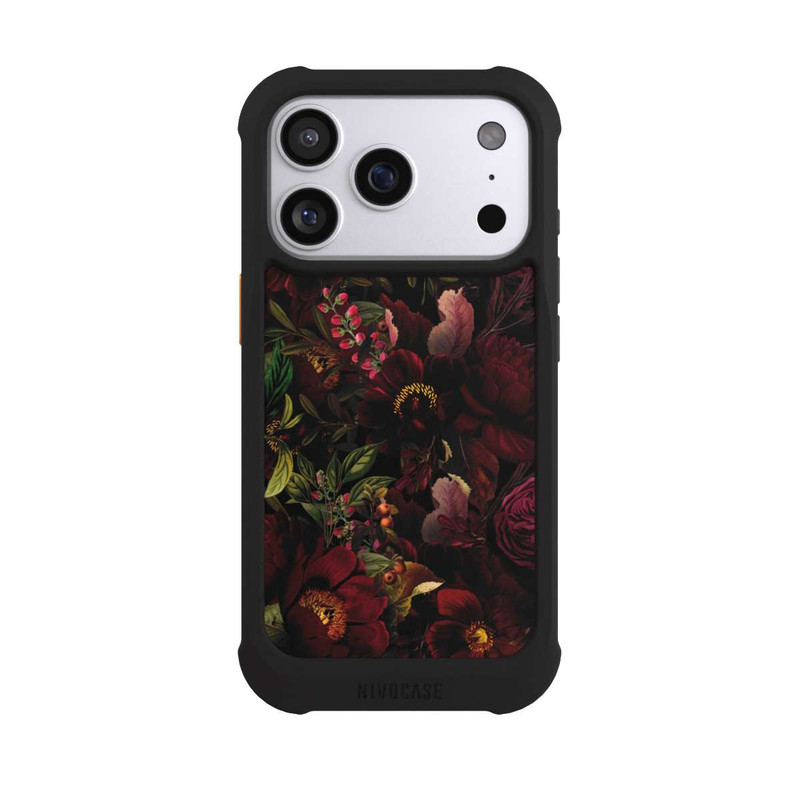 iPhone 17 Pro NIVOmax Dark Flower Meadow
