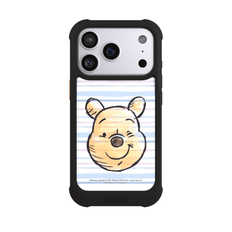 iPhone 17 Pro NIVOmax Winnie Puuh auf Streifen