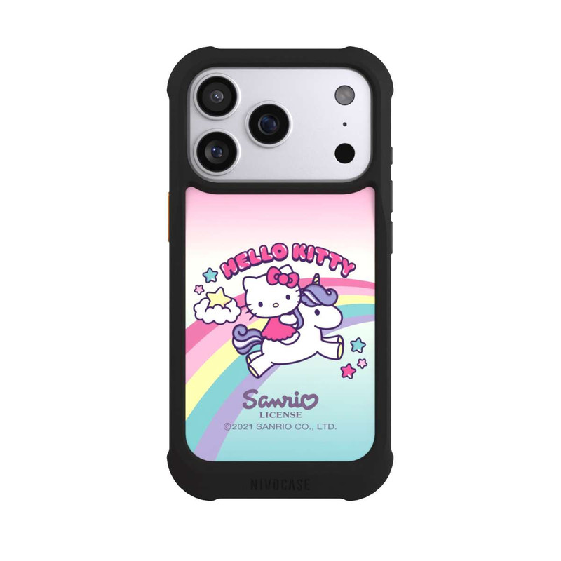 iPhone 17 Pro NIVOmax Hello Kitty Regenbogen 