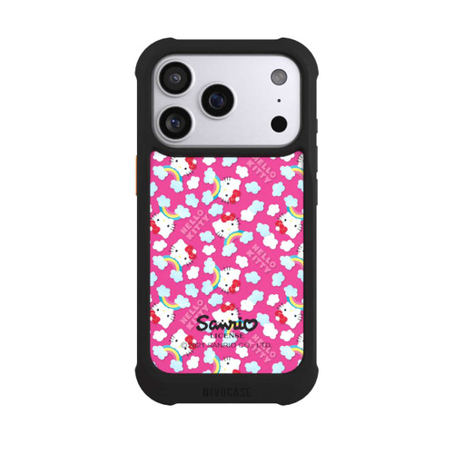 Apple iPhone 17 Pro NIVOmax Hello Kitty Regenbogenmuster