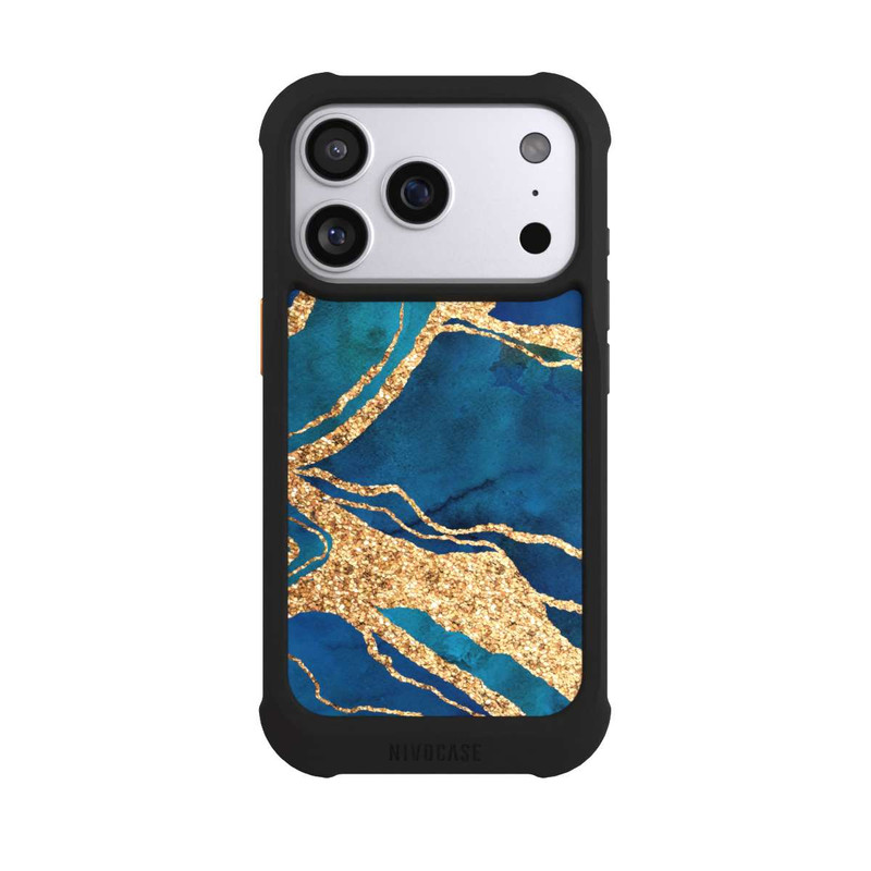 iPhone 17 Pro NIVOmax Edelstein Blaugold