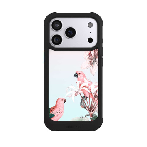 Apple iPhone 17 Pro NIVOmax Pastel Parrots Paradise