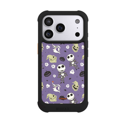 Apple iPhone 17 Pro NIVOmax Jack Purple Pattern Tim Burtons Nightmare before Christmas