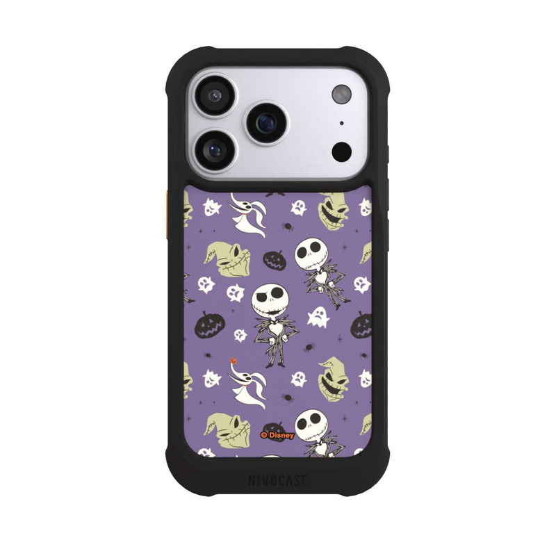 iPhone 17 Pro NIVOmax Jack Purple Pattern Tim Burtons Nightmare before Christmas