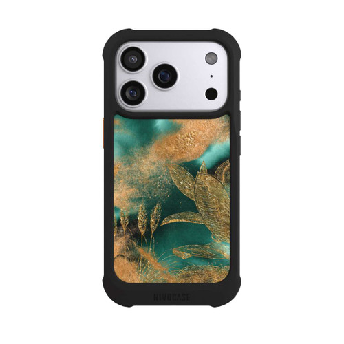 Apple iPhone 17 Pro NIVOmax Gold und Grün Natur