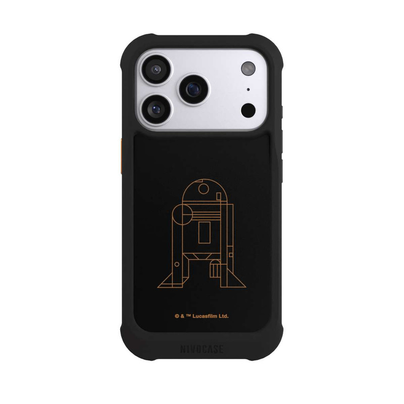iPhone 17 Pro NIVOmax R2D2 Line Art